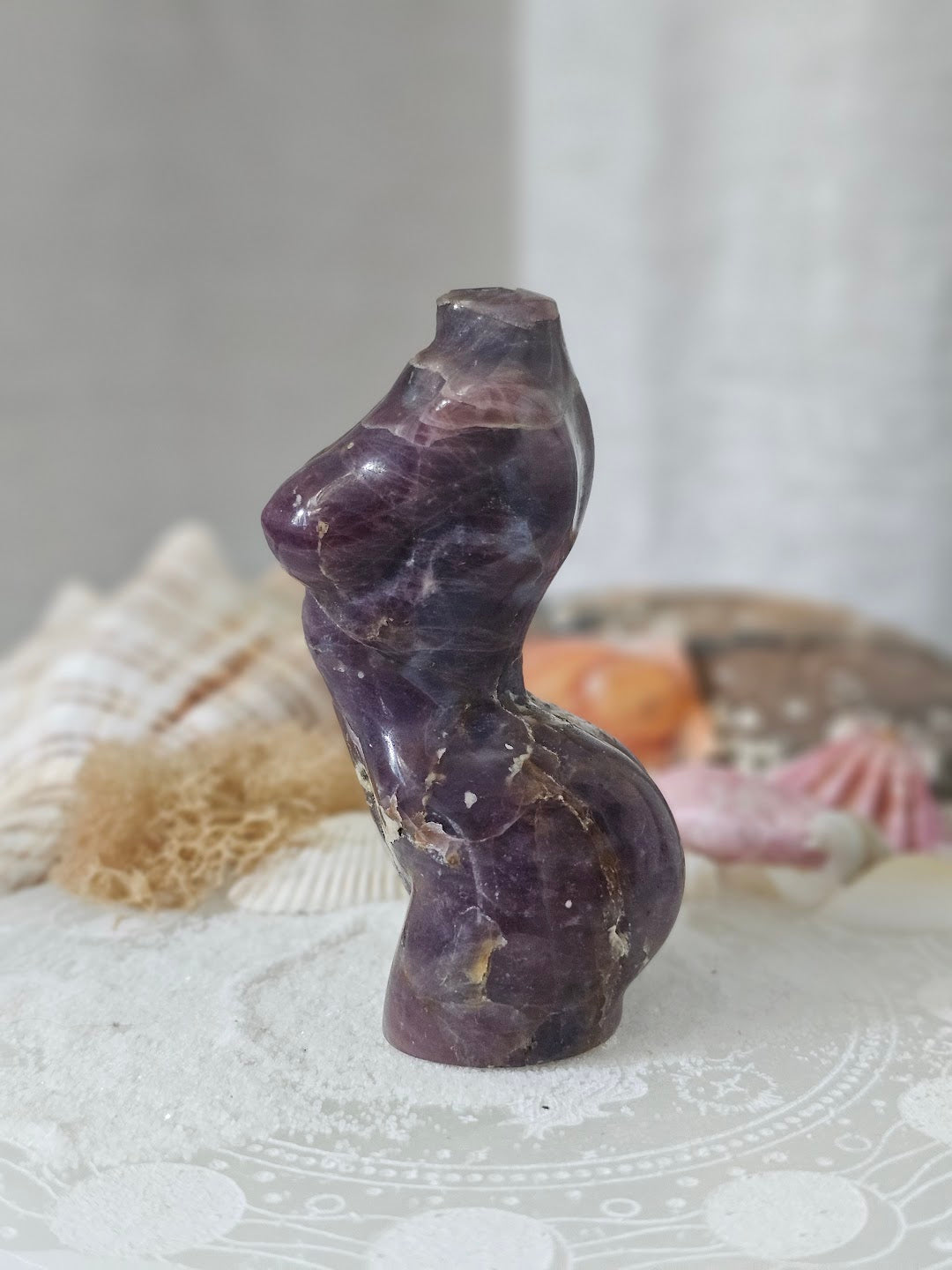 Lavender Rose Quartz Goddess Body
