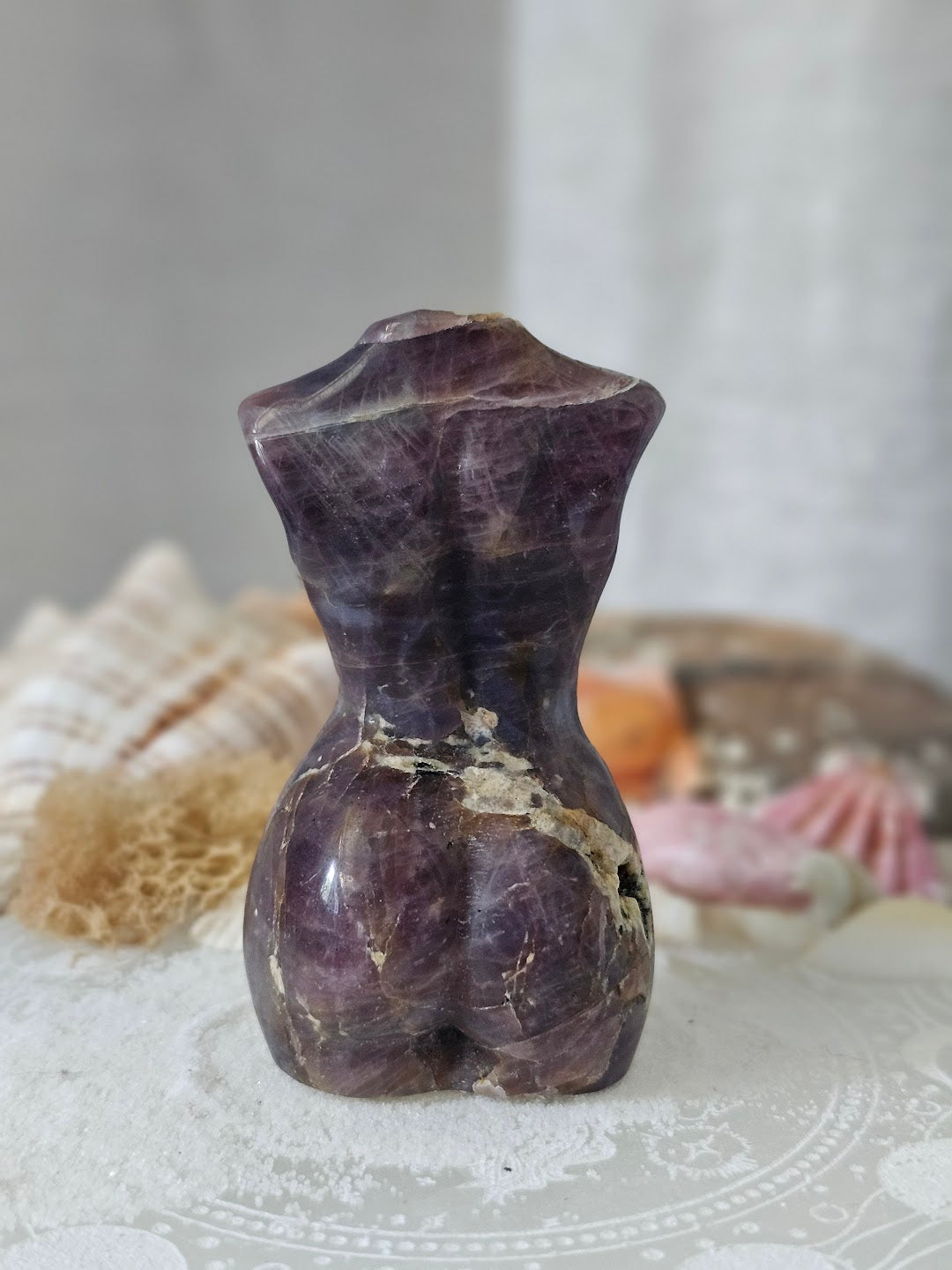 Lavender Rose Quartz Goddess Body