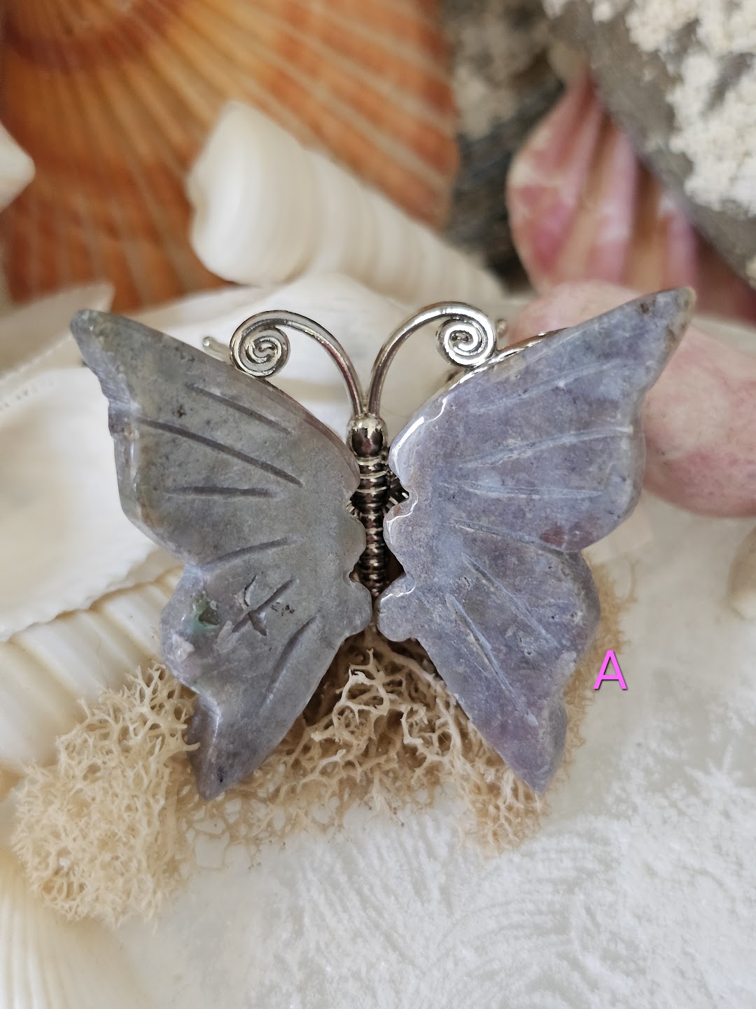 Crystal Butterfly Carving