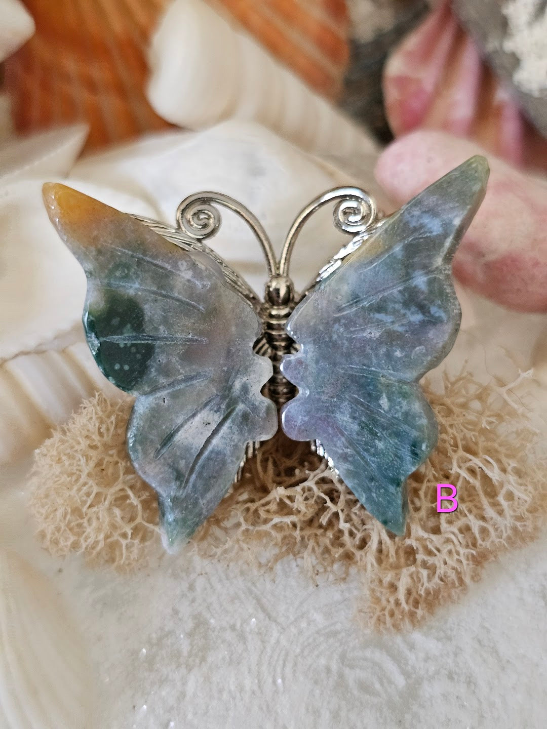 Crystal Butterfly Carving