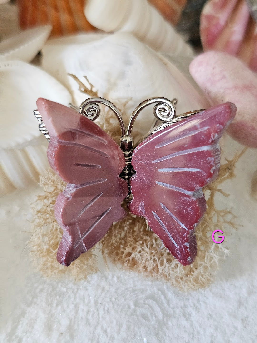 Crystal Butterfly Carving