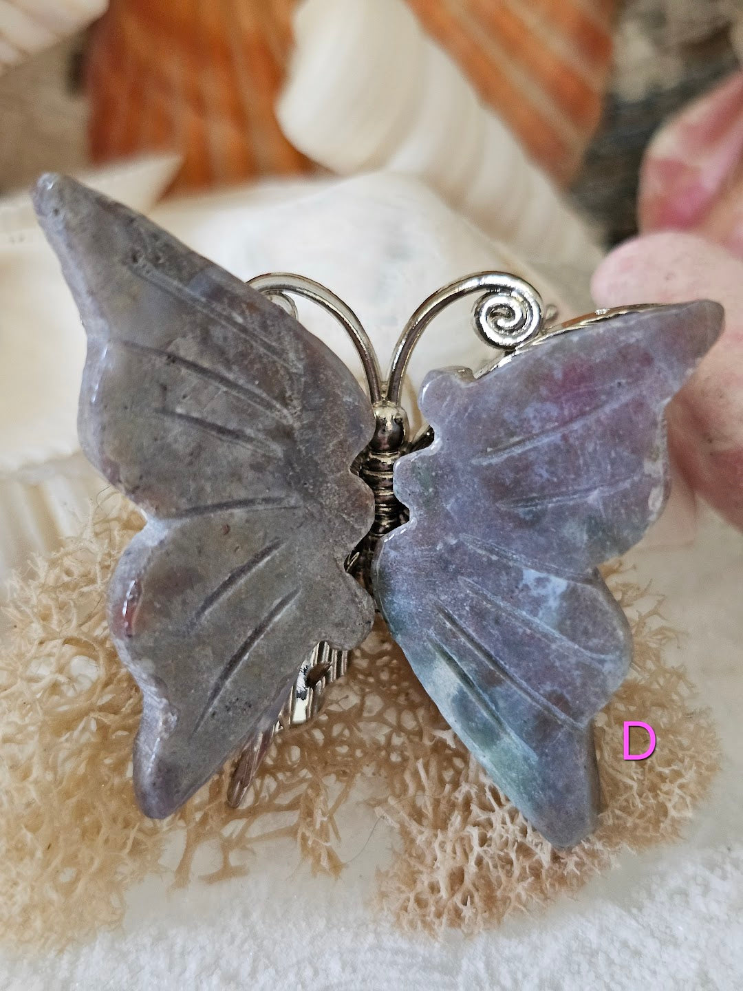 Crystal Butterfly Carving