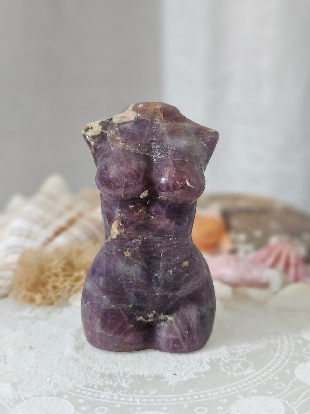 Lavender Rose Quartz Goddess Body