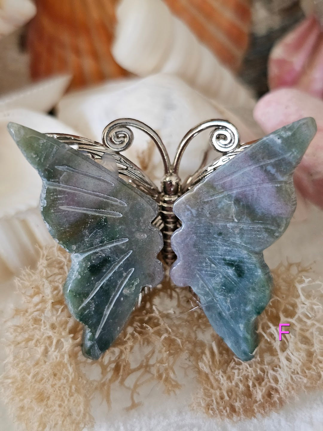 Crystal Butterfly Carving