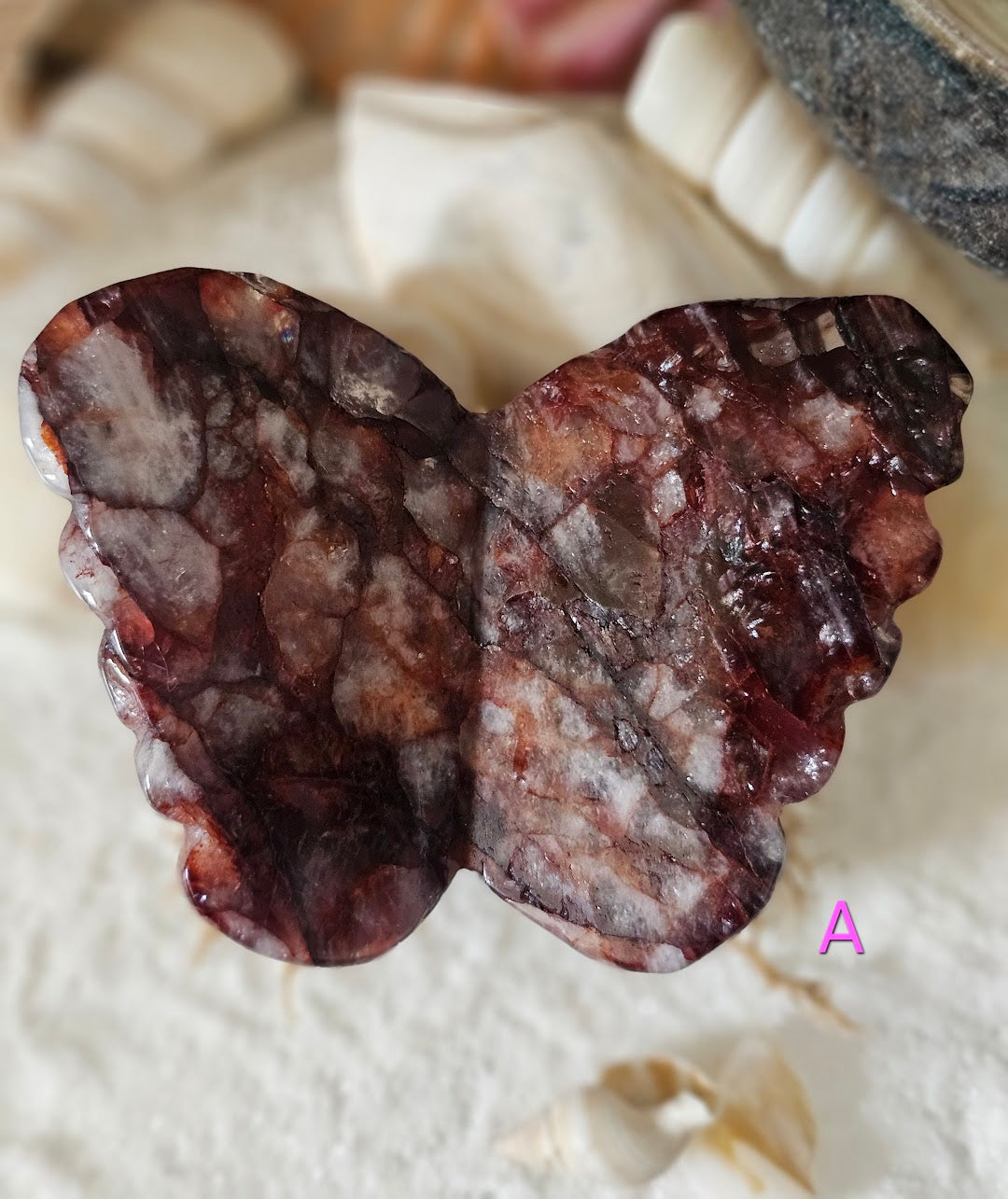 Fire Quartz Butterfly