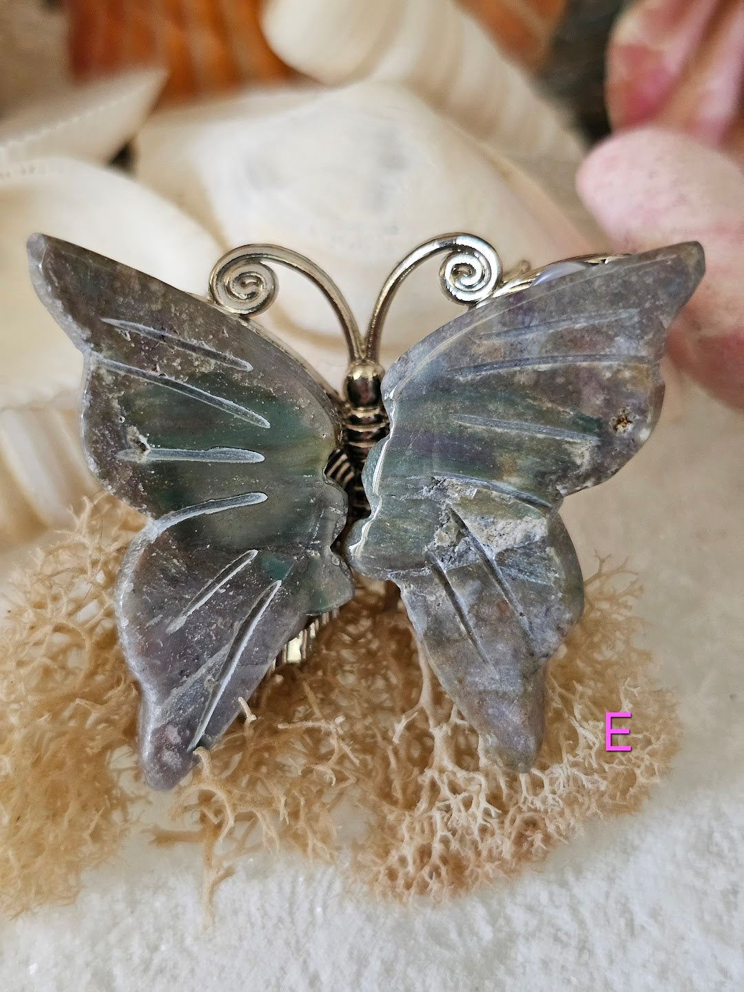 Crystal Butterfly Carving