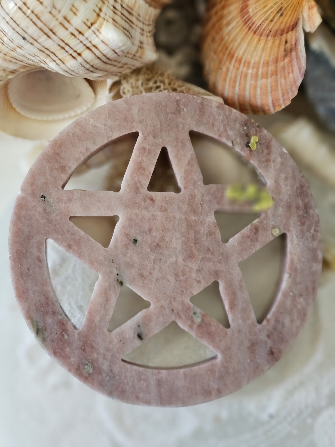 Peach Blossom Pentacle w/ Custom Stand